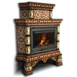 Каминная облицовка КимрПечь Кострома угловая двухъярусная Август